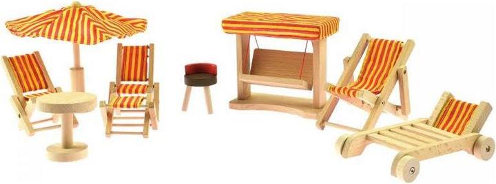 Produktbild Goki Gartenmöbel Puppenhaus