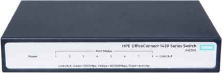 Aruba HP 1420-8G: 8 Port Switch, 1Gbps (8 Ports)