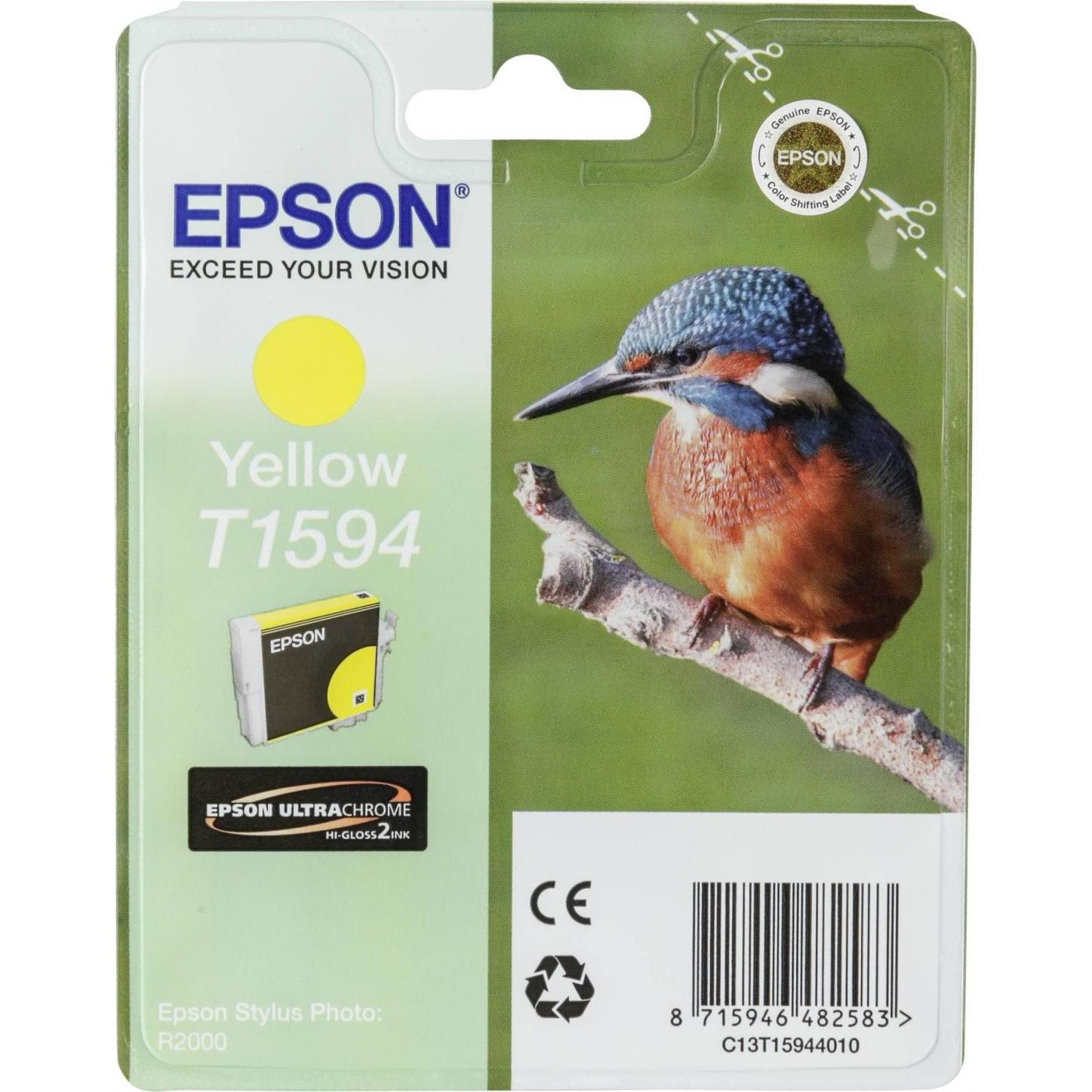 Epson, Druckerpatrone, T1594 Ultra Chrome Hi-Gloss2 (Y)