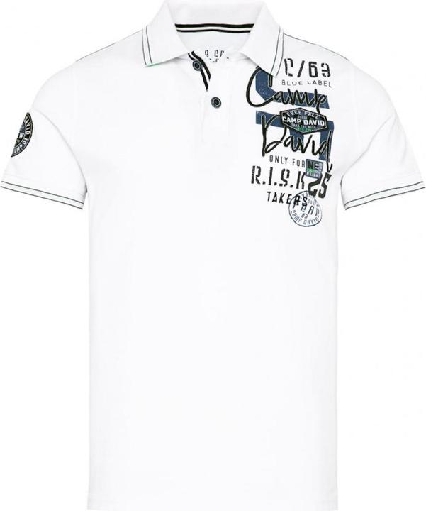 Image du produit Camp David Polo Base Jumping Polo à manches courtes avec col polo (M)