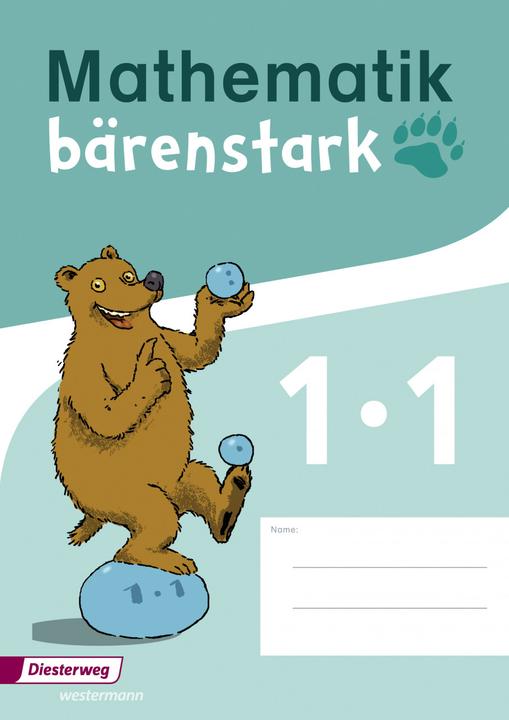 Produktbild Mathematik bärenstark 1x1. Ausgabe 2017. Trainingsheft (Deutsch, 2018)