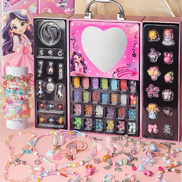 Immagine prodotto Activity Board Unicorno e sirena - Bracciale e collana con perline - Gioielli creativi fai da te