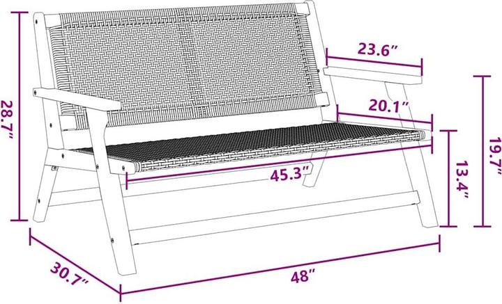 Image du produit VidaXL Banc de jardin