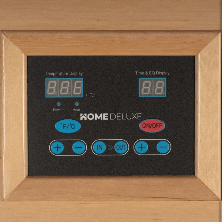 Produktbild Home Deluxe Infrarotkabine IKENNA M - 120x105cm für 2 Personen - Infarotkabine mit 1750 Watt