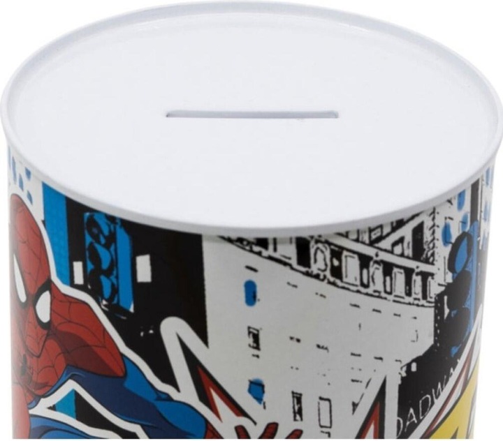 Produktbild Stor Spiderman Metall Spardose (Ø 10 x 15 cm)