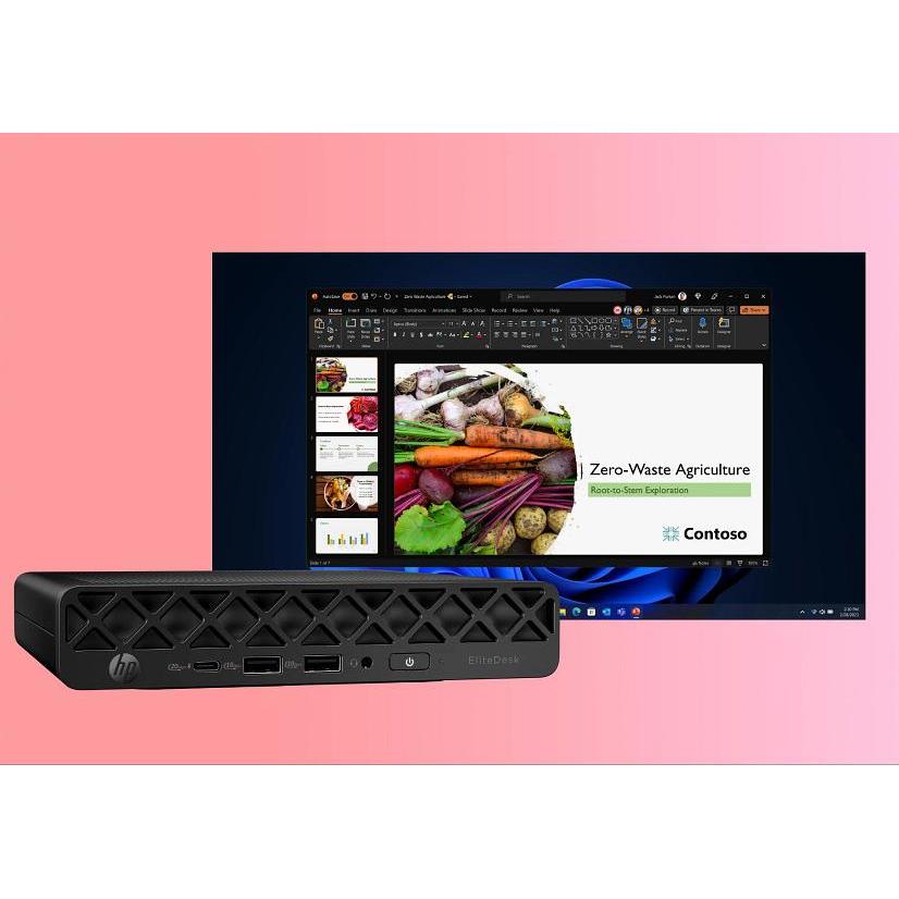 HP ELITE MINI 800 G1 INTEL CORE ULTRA 7 265T 32GO 1TO SSD UMA W11P 3/3/3 SMARTBUY (1000 GB, 32 GB, Intel Core Ultra 7 265T, Grafica Intel Arc), PC, Ne