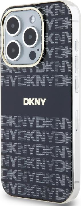 Produktbild DKNY PC/TPU Repeat Pattern Tonal Stripe Magsafe Case for iPhone 15 Pro Black (Apple iPhone 15 Pro)