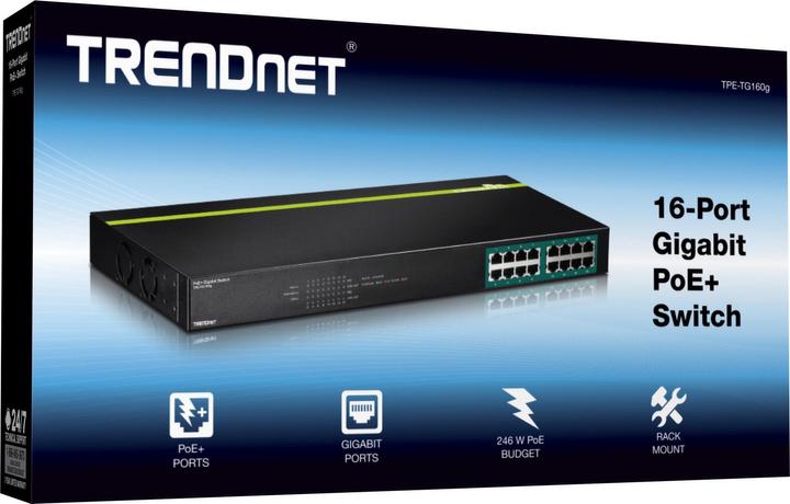 Produktbild Trendnet Tpe-Tg160g (16 Ports)
