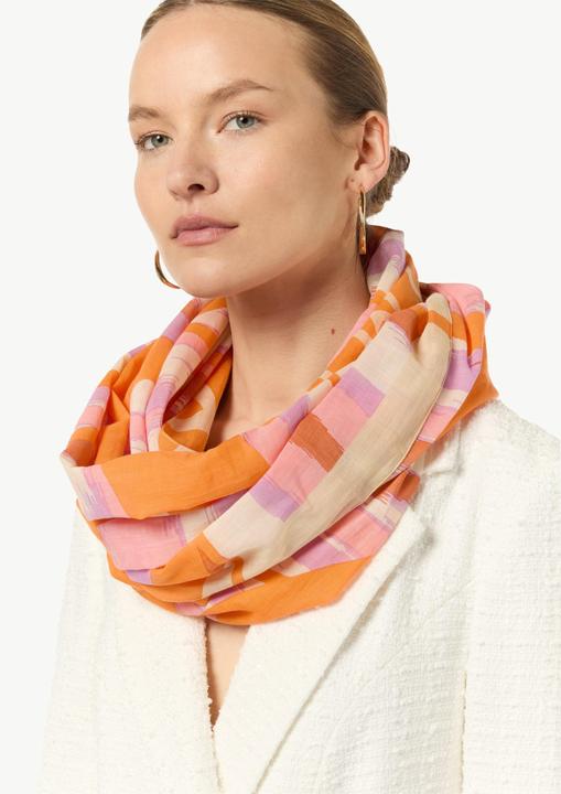 Image du produit Comma Tuch Leichter Loop-Schal aus Baumwolle