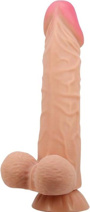 Produktbild Pretty Love Realistischer Dildo Der Sliding Skin-Serie Mit Sliding Skin-Saugnapf Braun 24 cm