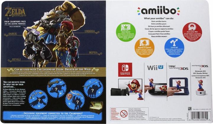 Actual product image Nintendo amiibo The Legend of Zelda: Breath of the Wild Recken Set (3DS, Wii U, Switch)