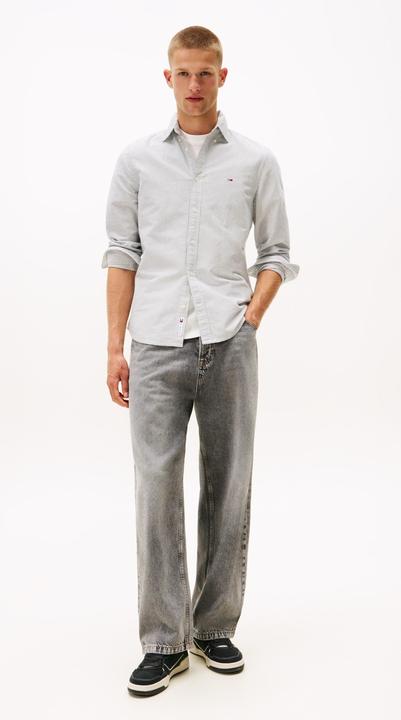 Immagine prodotto Tommy Jeans Camicia Oxford a Righe Sottili (3XL)