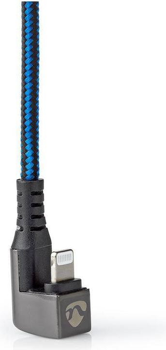 Produktbild Nedis USB-Kabel - Apple Lightning 8-Pin - USB-Typ-C ™ Stecker - Vernickelt - 1.00 m - rund - Gefloch (1 m, USB 2.0, 60 W)