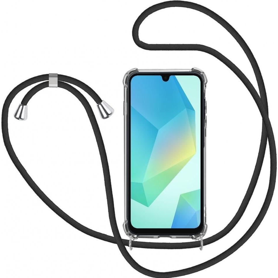 Screenguard Samsung Galaxy A16 5G Loopster Necklace Hülle, Handykette, Transparent