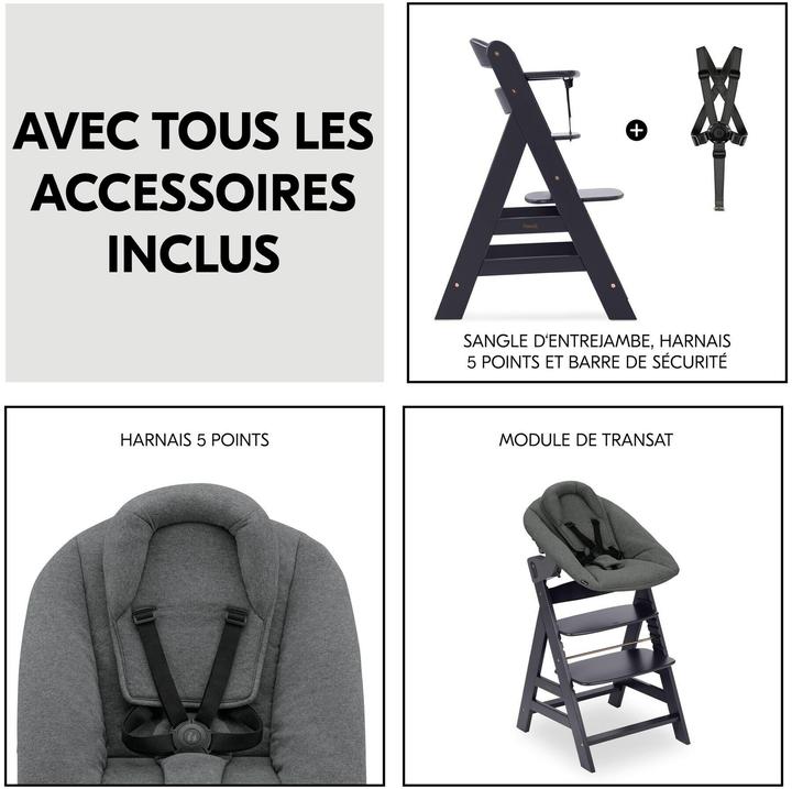 Immagine prodotto Hauck Alpha Set Neonato Plus (Seggiolone per scale)