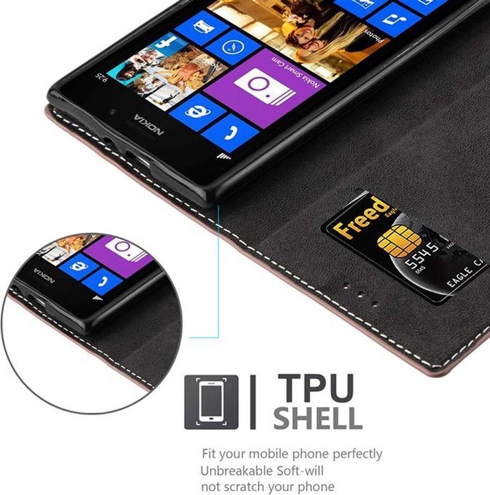 Actual product image Cadorabo Book X Wallet Cover (Nokia Lumia 925)