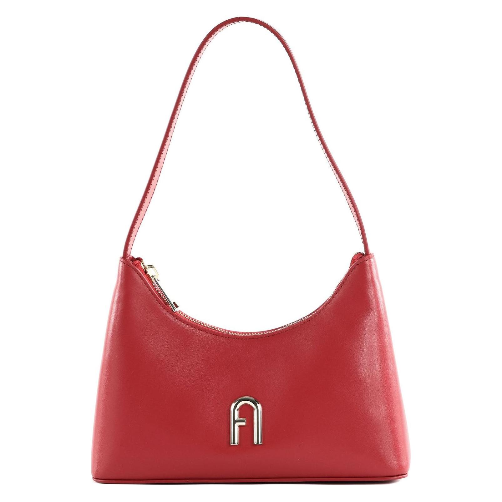 Furla, Damen, Handtasche, Diamante Mini Shoulder Bag, Rot