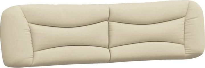 Actual product image VidaXL Bed frame with fabric headboard (200 x 200 cm)