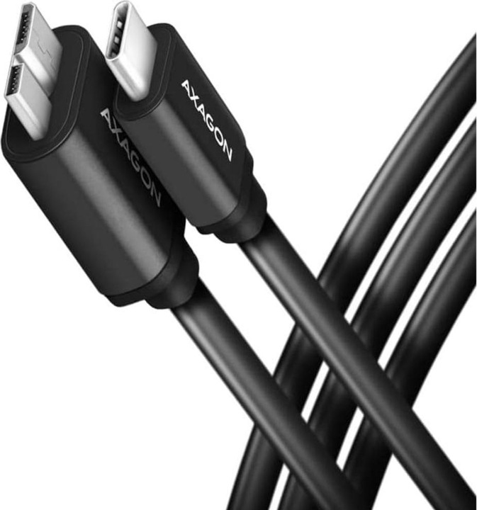 Axagon BUMM3-CM10AB Cavo Micro-B USB a USB-C 3.2 Gen 1 (1 m, USB 3.2 Gen 1)