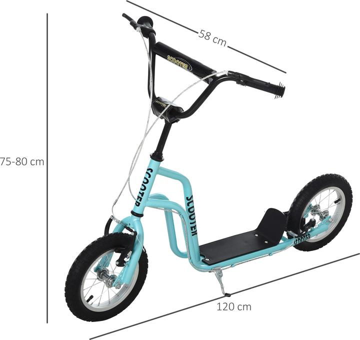 Actual product image Homcom Children's scooter with height-adjustable handlebars