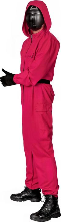 Produktbild Bandai Squid Game Wächter Kostüm pink - Fasching Halloween (L)