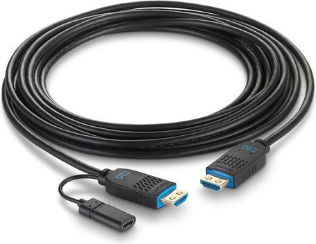 Actual product image C2G 38.1 m (125 ft) Performance Series High Speed HDMI® Active Optical Cable (AOC) - 4K 60 Hz Gee (38.10 m, HDMI)