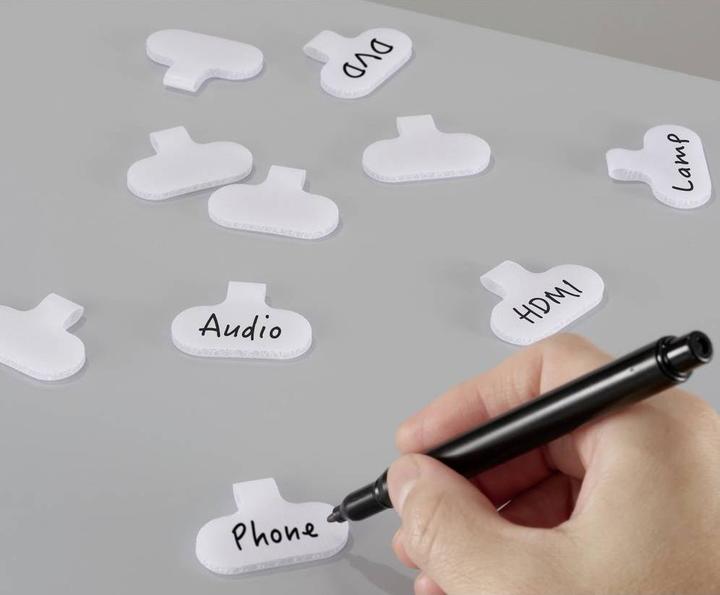 Actual product image SpeaKa Professional Kabelmarkierungen, oval, mit Klettverschluss, 10 St