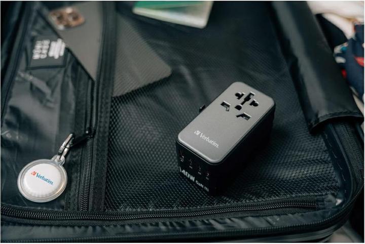 Productafbeelding Verbatim GaN III Uni.Travel Adap 140W wereld-tot-wereld UTA-10 32125 (140 W)