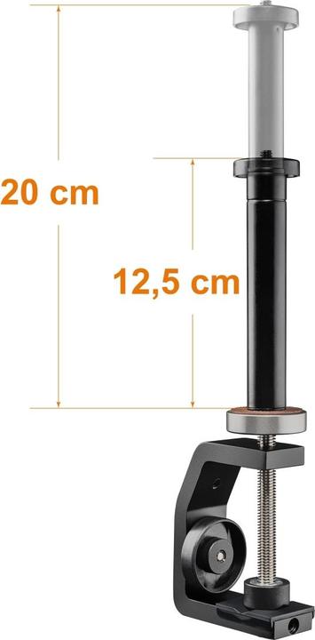 Produktbild Walimex pro pro KX-20 Klemme mit Mittelsäule (Metall)
