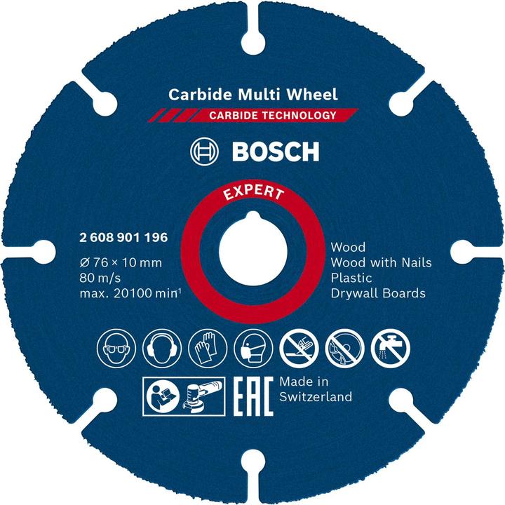 Bosch Professional Zubehör Expert Carbide Multi Wheel