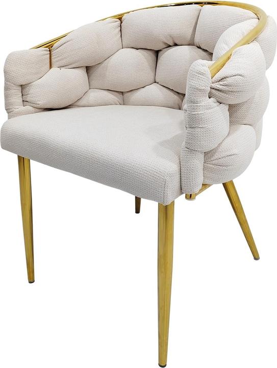 HTI-Living Stuhl Alsen Gold Beige