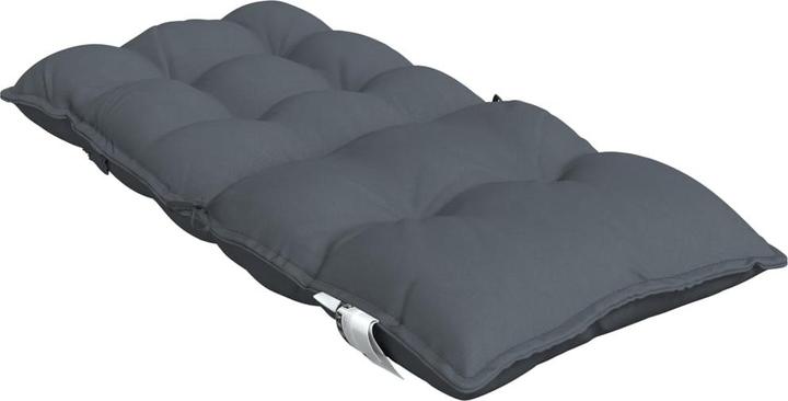 Actual product image vidaXL Low backrest cushions 2 pcs. Oxford fabric (100 x 50 x 7 cm)