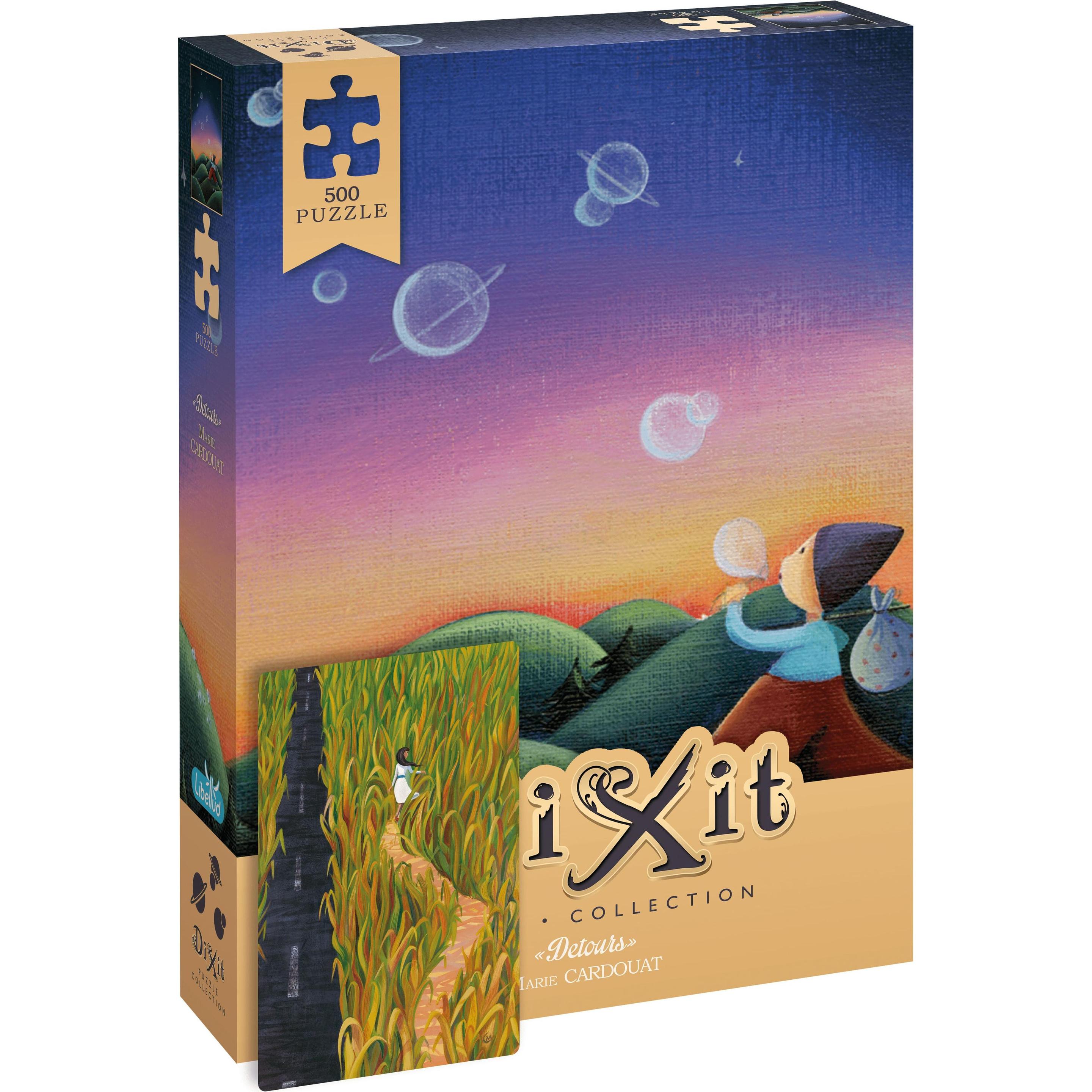 Libellud LIBD1000 - Dixit Puzzle Collection: Detours, Puzzle 500 Teile, ab 6 Jahren (1000 Teile)