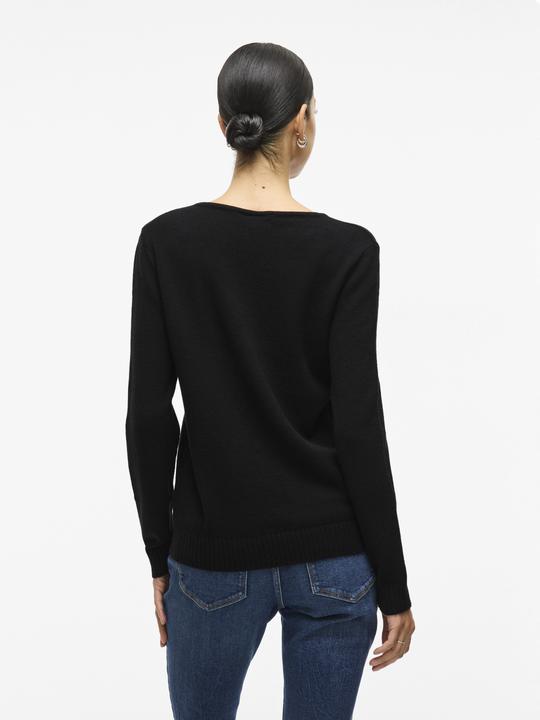 Image du produit Vila Pull en tricot à col en V (XS)