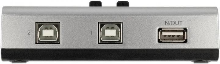 Actual product image Delock Switch USB 2.0 with 2 x Type-B socket to 1 x Type-A socket manual bidirectional