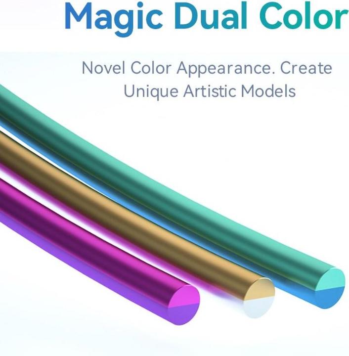 Produktbild eSUN eSilk Magic-PLA (PLA, 1.75 mm, 1000 g, Blau)