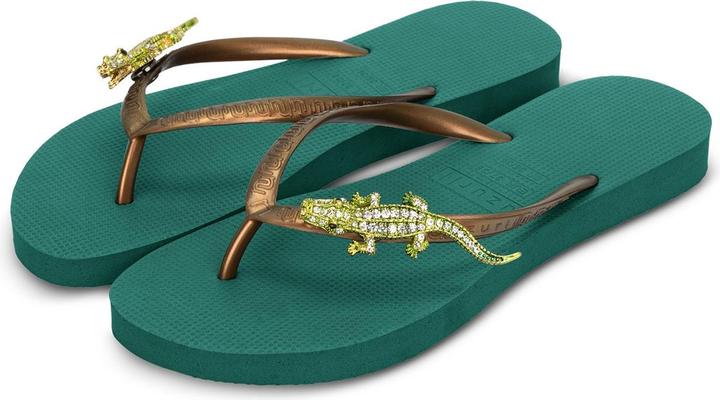 Actual product image Uzurii Green Crocodile Switch - Waldgrün (37)