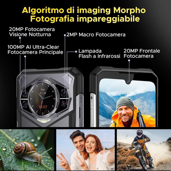 Actual product image Doogee S118 Telephone Portable Collection (256 GB, 6.58", Dual SIM, 5G)