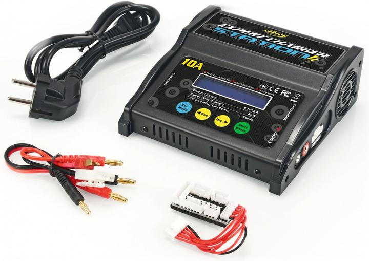 Produktbild Carson Ladegerät AC/DC Expert Charger Station 10A, 80 Watt, 1-6S LiPo