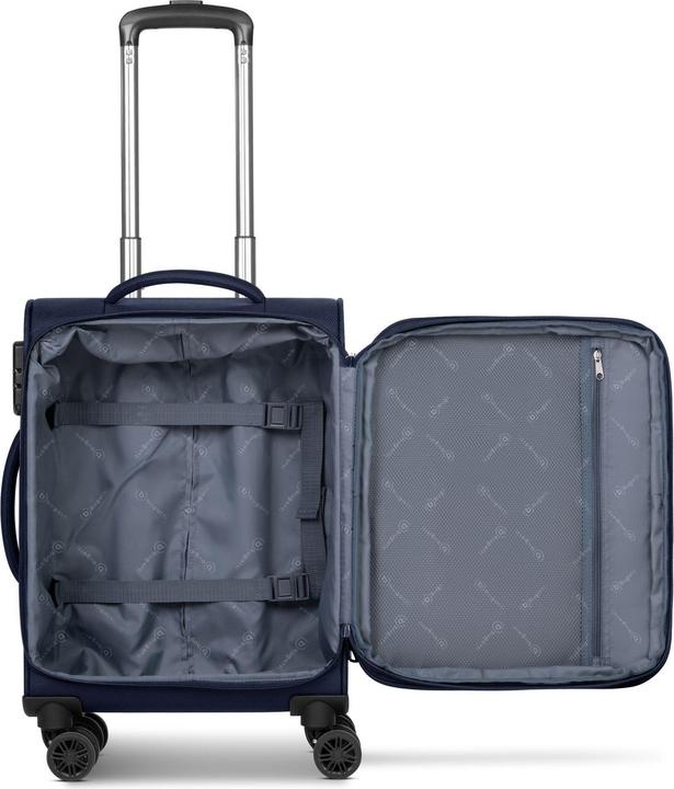 Produktbild Bugatti Valencia Soft 4 Rollen Kabinentrolley S 54.5 cm mit Dehnfalte (35 l)