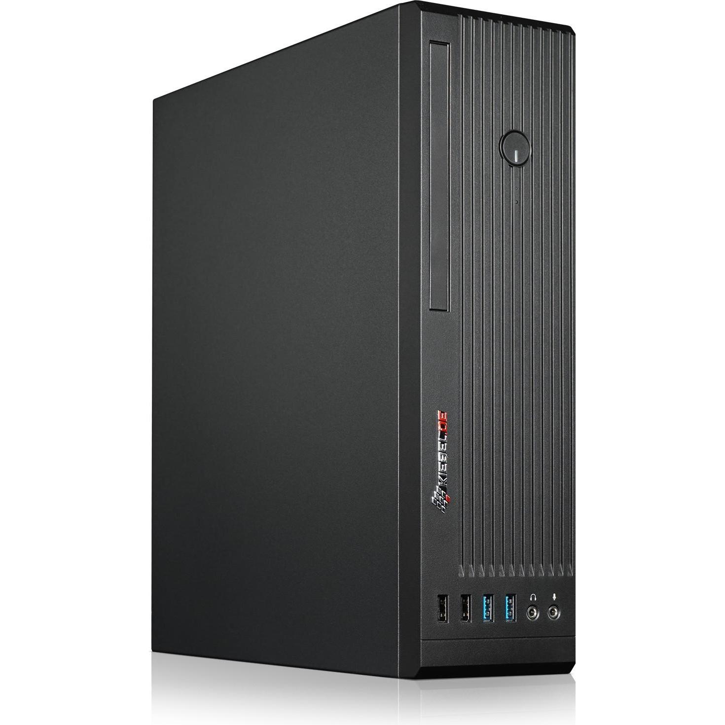 Kiebel Premium PC Slim 12 (Intel Core i5-12400, 8 GB, 512 GB, UHD Graphics 730), PC, Schwarz