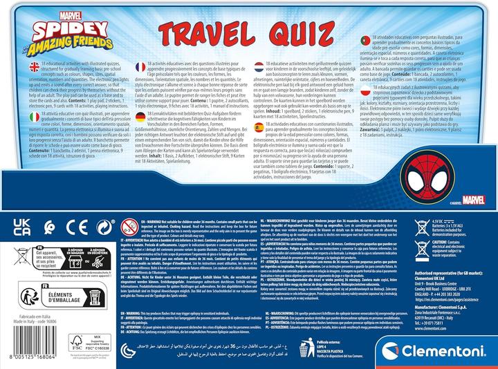 Produktbild Clementoni Travel Quiz Spidey (Englisch)