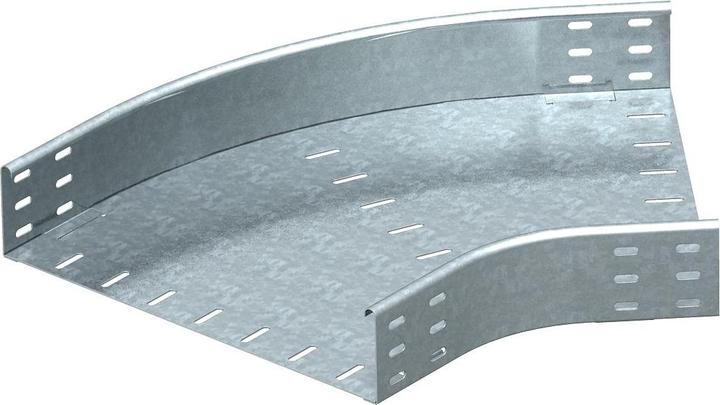 Produktbild OBO Bettermann OBO RB 45 850 Bogen 45Â° horizontal, runde Bauform 85x5 00 (50 cm)