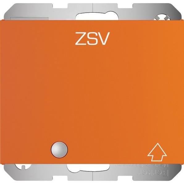 Berker, Steckdose, Steckdose Schuko m. Klappdeckel,erhöhtem Berührungsschutz u. LED,K.x,orange gl.