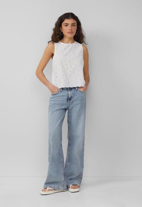 Produktbild S.Oliver Bluse Blusentop mit Lochstickerei (42)