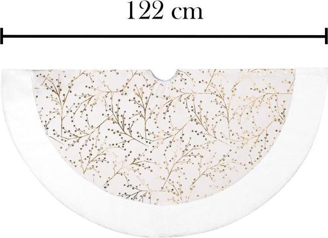 Produktbild Hermex Weihnachtsbaumdecke Tannenbaum-Teppich Christbaum-Rock Baumrock-Matte (1 -teilig)