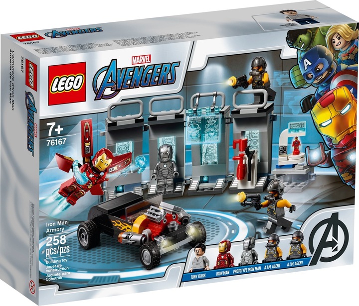 Actual product image LEGO Iron Mans Arsenal (76167, LEGO Marvel)