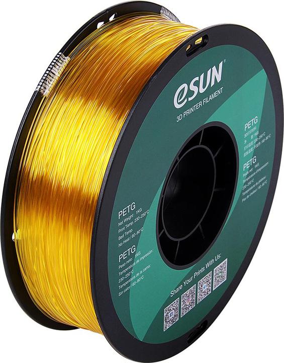 Immagine prodotto eSUN Filamento 3D PETG 1,75 mm giallo 1 kg (PETG, 1.75 mm, 1000 g, Giallo)