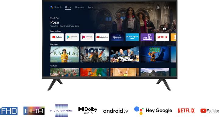 Produktbild TCL 40S5200 (40", S5200, LCD, Full HD, 2022)