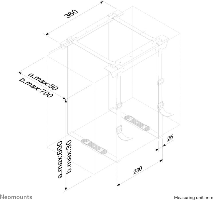 Produktbild Neomounts PC-Tischhalterung